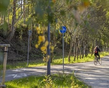 Na zdjęciu fragment Promenady Krzyckiej, jednej z najpiękniejszych  i ciągle budowanych tras dla pieszych i rowerzystów we Wrocławiu