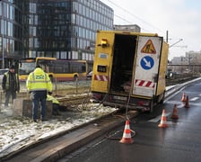 Naprawa torowiska na Legnickiej przy pl. Jana Pawła II