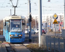 Od poniedziałku 15 grudnia tramwaje jeżdżą normalnie na Gaj i wróciły na Tarnogaj. Zdjęcie z 15 grudnia