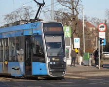 Od poniedziałku 15 grudnia tramwaje jeżdżą normalnie na Gaj i wróciły na Tarnogaj. Zdjęcie z 15 grudnia
