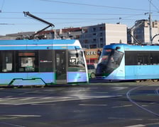 Od poniedziałku 15 grudnia tramwaje jeżdżą normalnie na Gaj i wróciły na Tarnogaj. Zdjęcie z 15 grudnia
