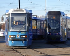Od poniedziałku 15 grudnia tramwaje jeżdżą normalnie na Gaj i wróciły na Tarnogaj. Zdjęcie z 15 grudnia