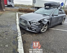 Uszkodzone samochody na A4, 20.12.2025 r.