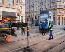 <p>Wykolejenie tramwaju przy ul. Piłsudskiego, 06.01.2026</p>