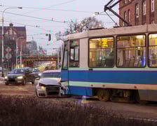 <p>Zderzenie samochodu z tramwajem, 08.01.2026</p>