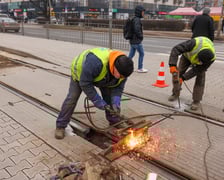 Naprawa torowiska przy ul. Legnickiej