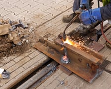 Naprawa torowiska przy ul. Legnickiej