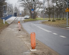 Widok na skrzyżowanie ulic Na Grobli, Okólnej i Międzyrzeckiej