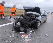 Wypadek na A4 w rejonie węzła Wrocław Wschód, 24 luty 2026 r.