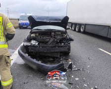 Wypadek na A4 w rejonie węzła Wrocław Wschód, 24 luty 2026 r.