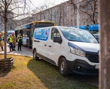 <p>Zderzenie autobusu z busem na ulicy Piłsudskiego w pobliżu Pl. Orląt Lwowskich</p>