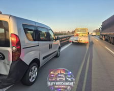<p>Kolizja na A4 w stronę Wrocławia - spory zator</p>
