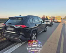 <p>Kolizja na A4 w stronę Wrocławia - spory zator</p>
