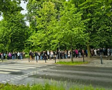 Kolejka do Panoramy Racławickiej podczas Nocy Muzeów 2026