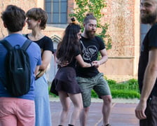 Parkiet taneczny na Skwerze Wrocławianek. Pierwszy dzień imprezy, 26 czerwca 2026 r.