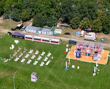 Na Polach Marsowych trwa budowa miasteczka Męskiego Grania 2026, 30.07.2026 r.