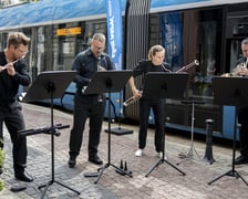 <p>Uroczystość nadania imienia Andrzeja Markowskiego tramwajowi MPK Wrocław</p>