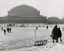 Wrocław,  Ślizgawka przy Hali Ludowej, 1959