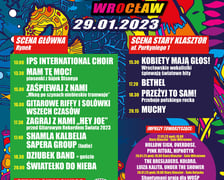 Finał WOŚP 2023 we Wrocławiu. Program koncertów w Rynku i Starym Klasztorze