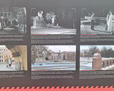 Kadry z filmu "Ewa chce spać" oraz współczesne zdjęcia miejsc filmowych