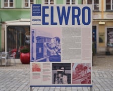 Na zdjęciu plansze z wystawy ,,Wyprodukowano we Wrocławiu. Przemysłowe marki Wrocławia po 1945 roku