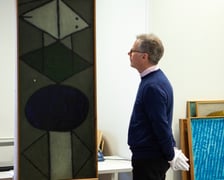 Wizyta Michael Gauthier w Pawilonie Czterech Kopuł. Muzeum Sztuki Współczesnej we Wrocławiu