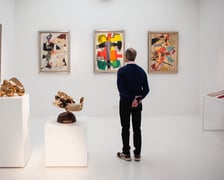 Wizyta Michael Gauthier w Pawilonie Czterech Kopuł. Muzeum Sztuki Współczesnej we Wrocławiu