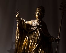 <p>Dzieła wrocławskiego rzeźbiarza z XVIIIwieku Johanna Georga Urbansky'ego &ndash; św. Grzegorz Wielki</p>
