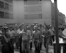 Manifestacje na ulicach Wrocławia w sierpniu 1982 roku