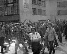 Manifestacje na ulicach Wrocławia w sierpniu 1982 roku