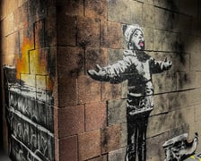 Z wystawy The Mystery of Banksy