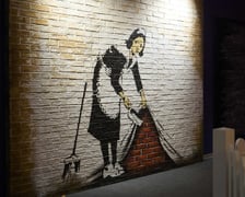 Wystawa The Mystery of Banksy - A Genius Mind w hali IASE