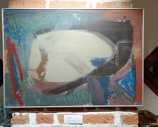 <p>Błażej Organisty, Szpilka, akryl na kartonie, 100 x 70 cm, 2024</p>