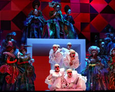 <p>Scena ze spektaklu &bdquo;Pajace&rdquo; w reż. Waldemara Zawodzińskiego na scenie Opery Wrocławskiej</p>