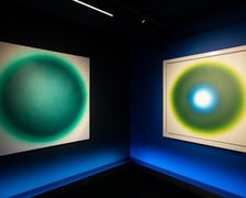 <p>Prace Wojciecha Fangora na wystawie &bdquo;American Dream&rdquo; w Krupa Art Foundation</p>