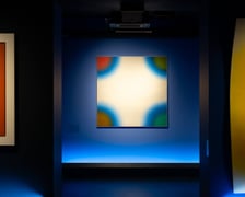 <p>Prace Wojciecha Fangora na wystawie &bdquo;American Dream&rdquo; w Krupa Art Foundation</p>