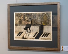 <p>Prace Edyty Purzyckiej na wystawie w Pałacu Kr&oacute;lewskim (Muzeum Miejskim Wrocławia)&nbsp;</p>