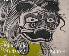 <p>Plakat wystawy Aleksandry Czudżak</p>