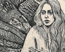 <p>Grafika Aleksandry Czudżak (detal)</p>