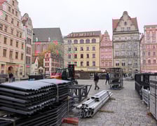 Na wrocławskim Rynku jest już szykowana scena na wielki koncert 11 listopada