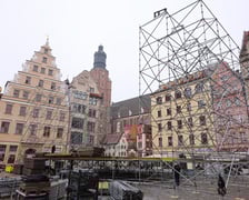 Na wrocławskim Rynku jest już szykowana scena na wielki koncert 11 listopada