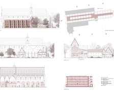 <p>Wizualizacje prac, kt&oacute;re brały udział w konkursie.&nbsp;Drugą nagrodę przyznano wrocławskiej pracowni Ch+ Architekc</p>