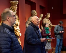 <p>Powr&oacute;t figury Immaculaty do Wrocławia! Po 80 latach barokową rzeźbę odnalazł Piotr Oszczanowski, dyrektor Muzeum Narodowego we Wrocławiu (przemawia)</p>