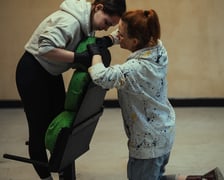 Teatr KAMBAK - próby do nowego spektaklu i remont nowej sceny