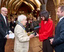<p>Otwarcie wystawy "Wieloświat. Anna Szpakowska-Kujawska" w Muzeum Architektury we Wrocławiu</p>