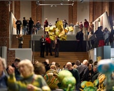 <p>Otwarcie wystawy "Wieloświat. Anna Szpakowska-Kujawska" w Muzeum Architektury we Wrocławiu</p>