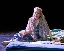 <p>Kadr z czytania preformatywnego "Dzień dobry, jestem wdową". Wrocław, 28.02.2026</p>