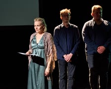 <p>Kadr z czytania preformatywnego "Dzień dobry, jestem wdową". Wrocław, 28.02.2026</p>