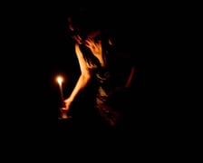 <p>Kadr z czytania preformatywnego "Dzień dobry, jestem wdową". Wrocław, 28.02.2026</p>