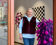 <p>Prace Aleksandry Gisges Daleckiej obejrzymy w mia Art Gallery do 16 kwietnia &ndash; na zdjęciu artystka</p>